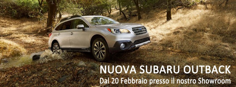 ARRIVA LA NUOVA SUBARU OUTBACK