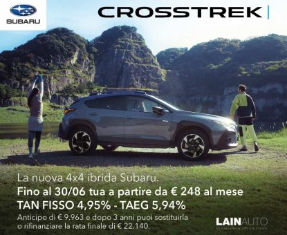 PROMO NUOVA CROSSTREK